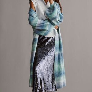 Cozy by Anthropologie ombré striped cardigan